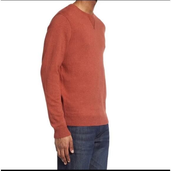 Treasure & Bond - Cotton & Cashmere Crew Sweater in Rust, Men’s “XL” NWT(B35) - Picture 3 of 11